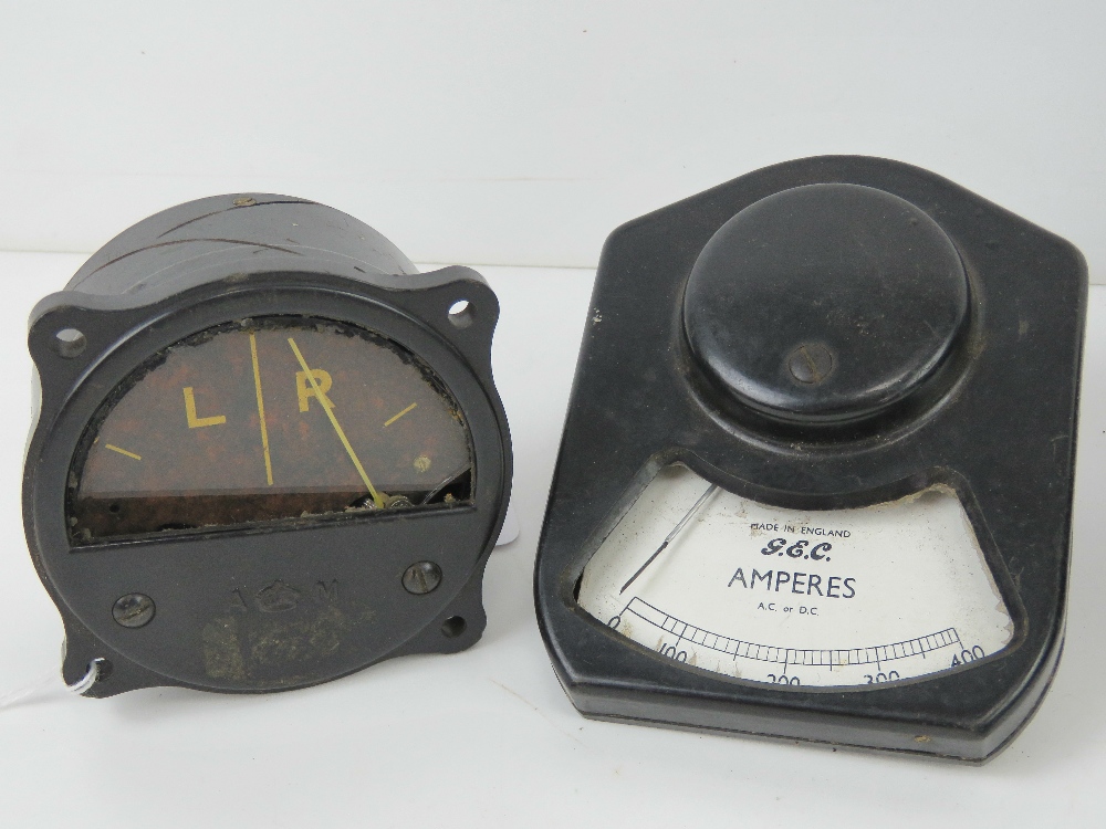 Three aeroplane instruments inc alter meter with broad arrow upon, - Image 2 of 8