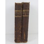 Books; 'History of the War With Russia' in two volumes, half leather bound, by Henry Tyrrell Esq,