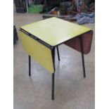 A retro drop leaf table c1960s,