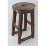 A drop leaf occasional table, 54 x 62cm extended, 57cm high.