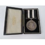 A Queen Victoria St Johns Ambulance medal in original fitted leatherette box,