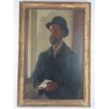 GHB (George) Holland (1901-1987), oil on canvas, half length portrait of John Bean Esq, dated 1932,