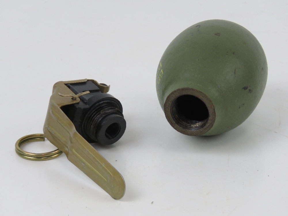 An inert Yugoslavian M52 hand grenade. - Image 3 of 3