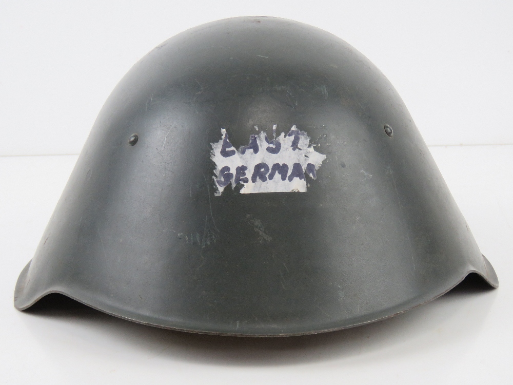 A late 20thC East German helmet marked w - Image 2 of 5