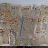 A quantity of SEAC newspaper articles (a