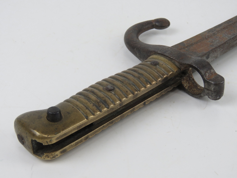 A French 1871 Pattern bayonet, having 57 - Image 2 of 3