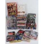 A quantity of Military / War themed dvds