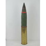 An inert WWII British 25pr shell with he