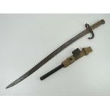 A French 1871 Pattern bayonet, having 57