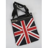 A Union Jack pattern cross body bag 'as