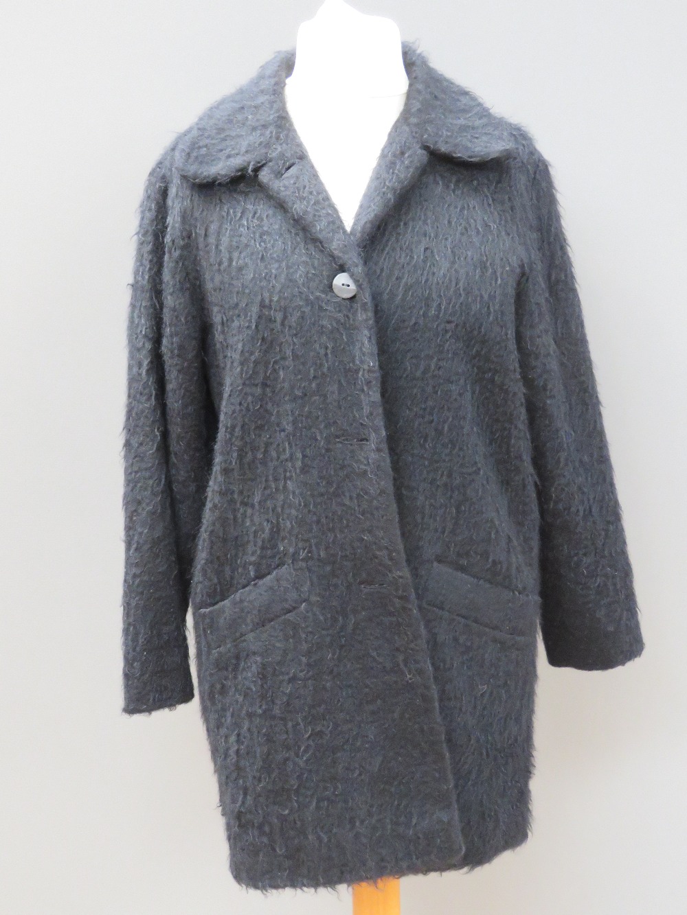 A wool and mohair coat by Wallace size 1