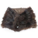 A vintage fur stole/cape.