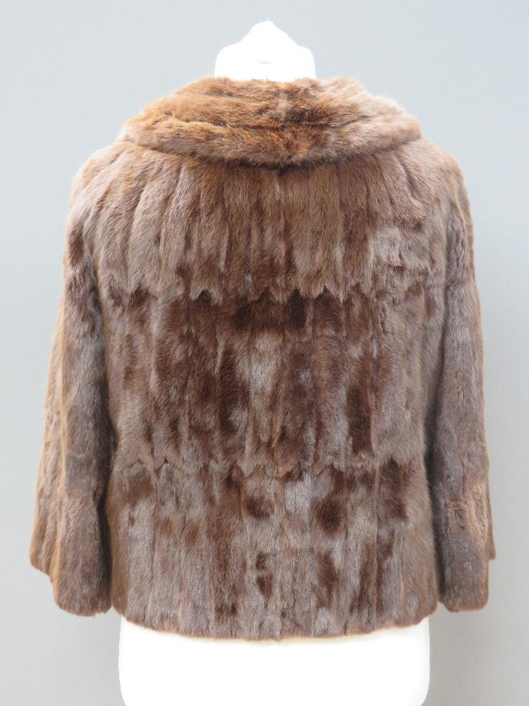 A vintage fur jacket bearing label for S - Image 2 of 4