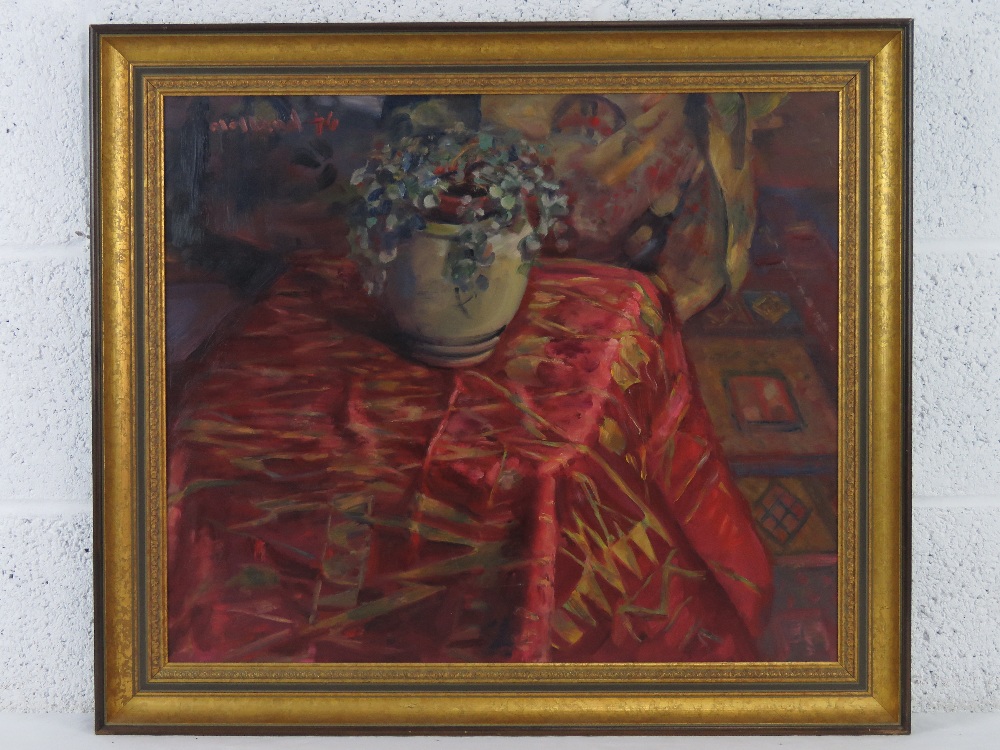 GHB (George) Holland (1901-1987), oil on board, a studio piece dated 1976 entitled 'Sewecio