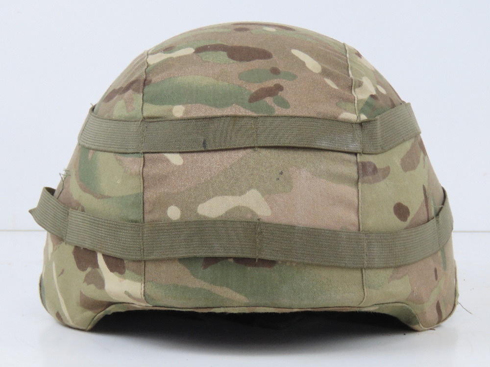 A British Military MK7 helmet with MTP helmet cover, size small. - Image 2 of 6