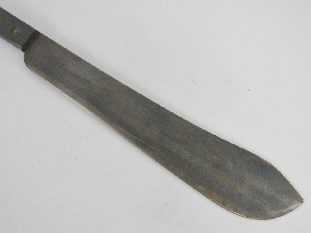 A WWII British machete with scabbard, marked J.J. - Image 6 of 6