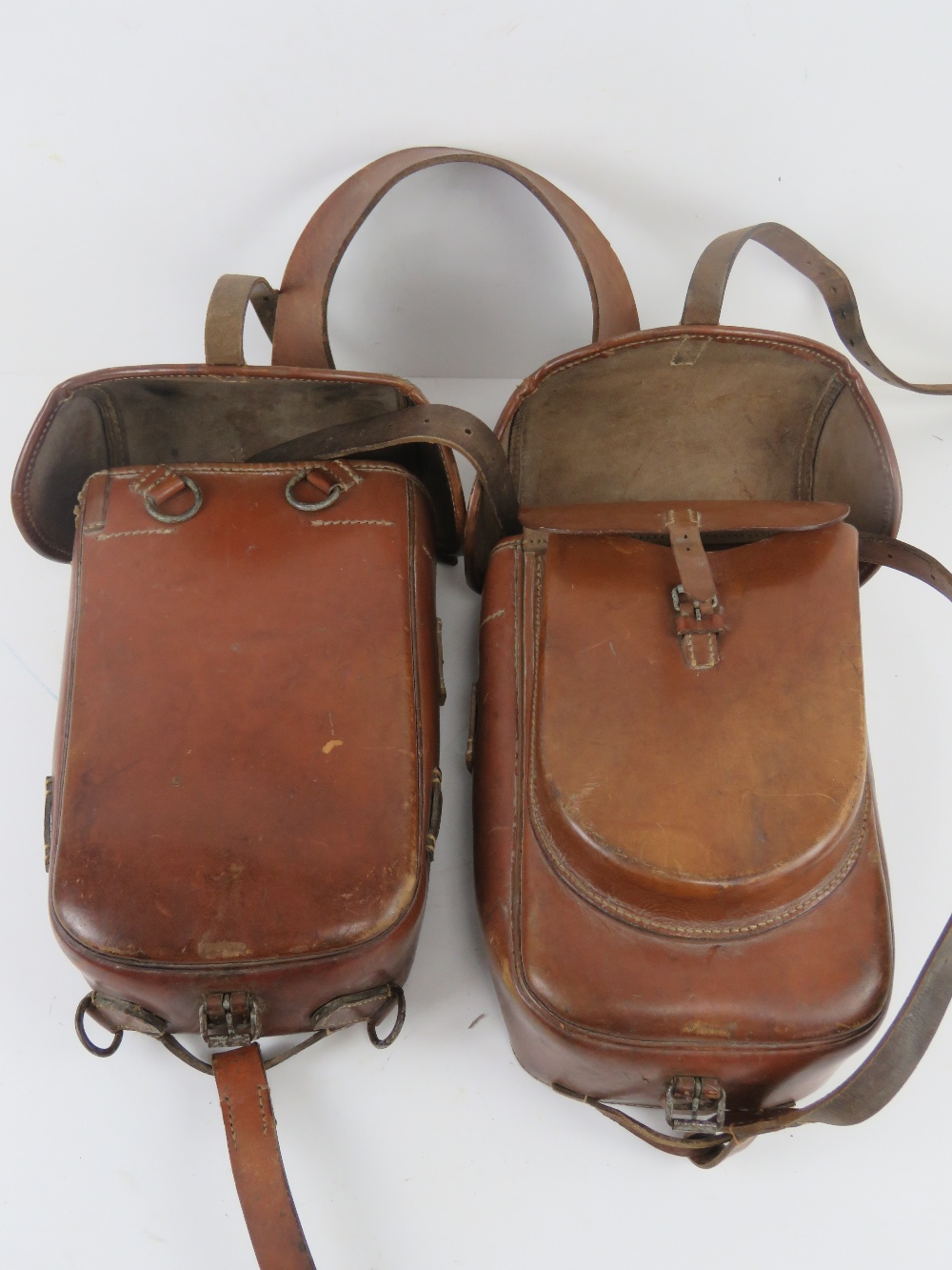 WWII German Cavalry saddle bags, Wersa 1941 Munchen. - Image 4 of 5