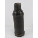 A rare WWI German Lanz Minenwerfer in inert condition, the lid comes off and the base unscrews,
