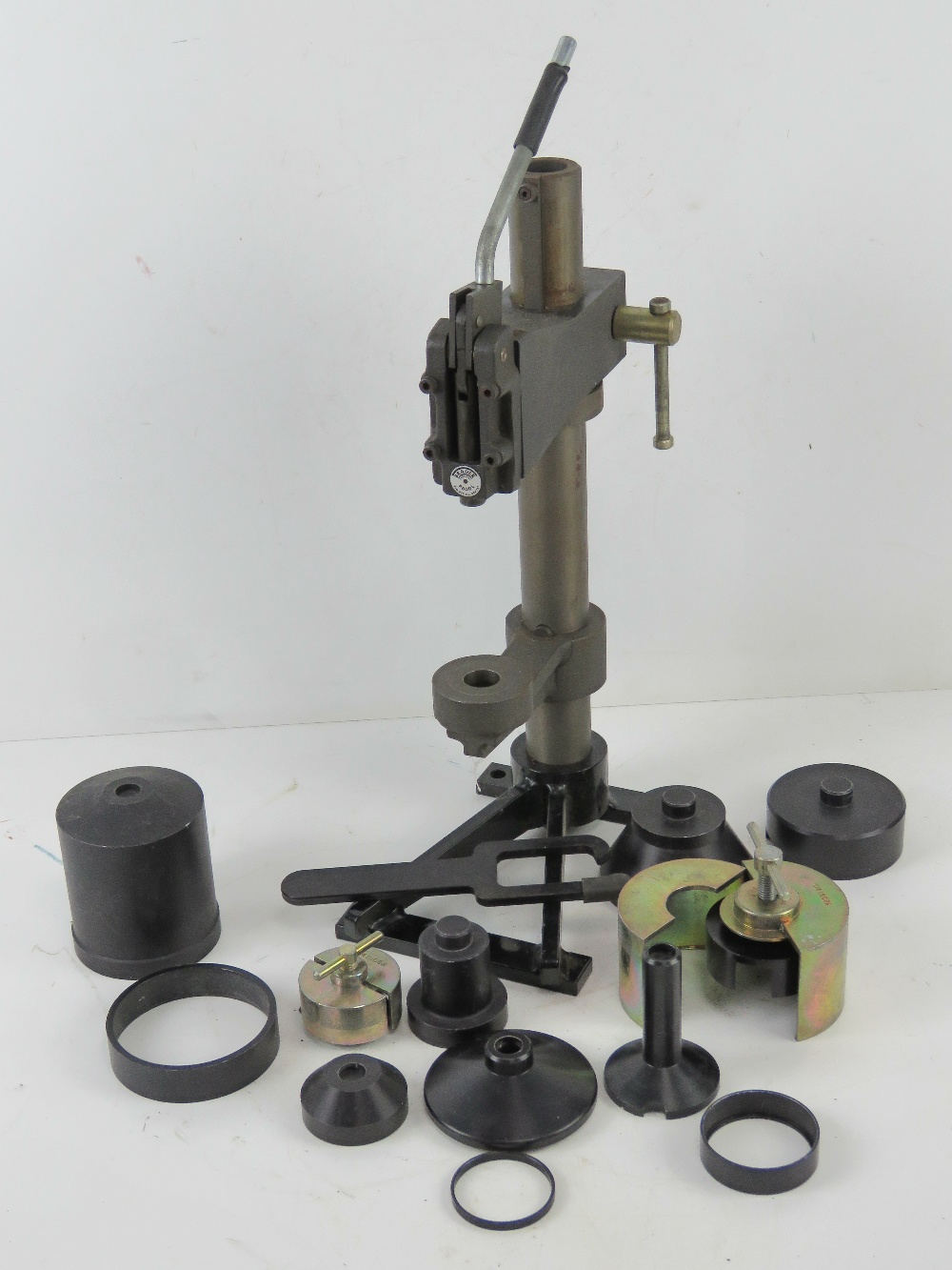 A British S10/ F12 gas mask repair/rebuild kit with accessories.