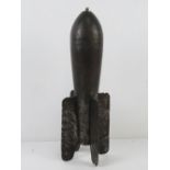 An inert WWI French Pneumatic Mortar Projectile.