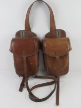 WWII German Cavalry saddle bags, Wersa 1941 Munchen.