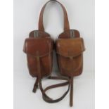 WWII German Cavalry saddle bags, Wersa 1941 Munchen.