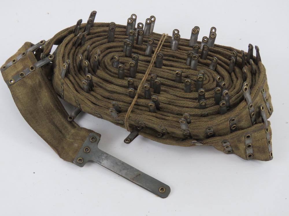 An MG08 250rd belt with tab. - Image 2 of 2