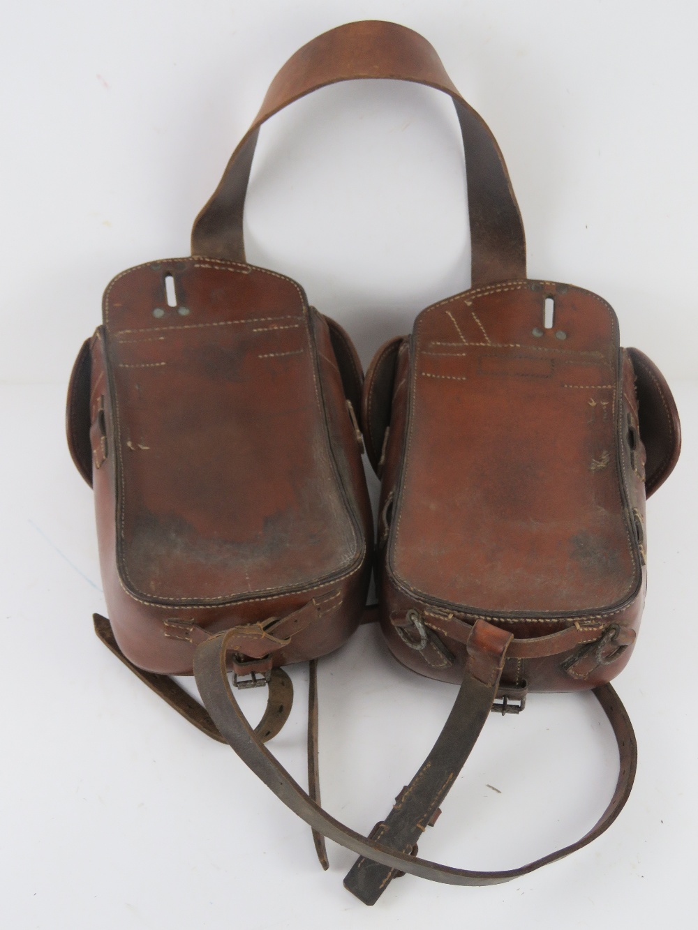 WWII German Cavalry saddle bags, Wersa 1941 Munchen. - Image 3 of 5