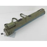 A deactivated M72 LAW Rocket Launcher 21mm Sub Munition Trainer. With certificate.