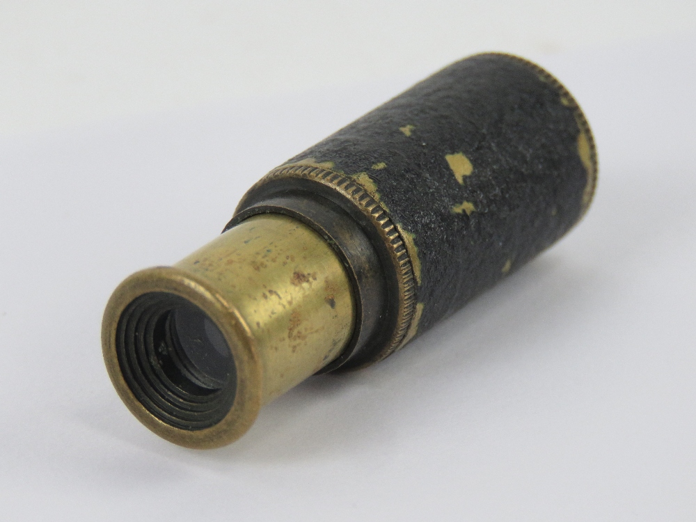 A WWII British SOE one draw telescope. - Image 2 of 4