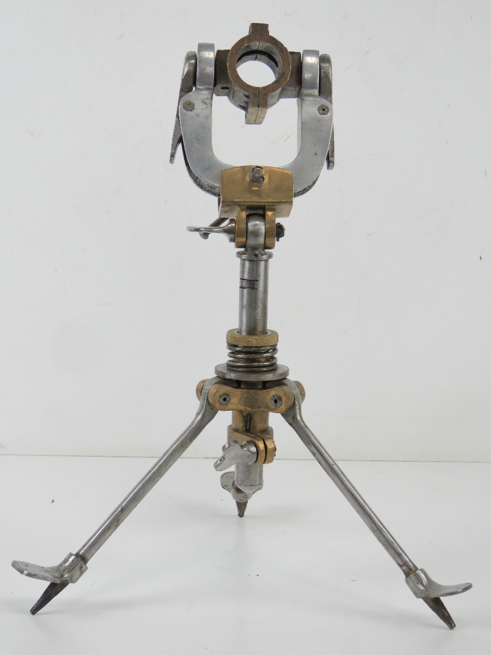 A WWI French Hotchkiss machine gun tripod.