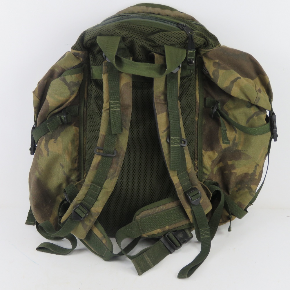 A British Military IRR Transponder DPM field pack, with two side pouches, - Image 7 of 8