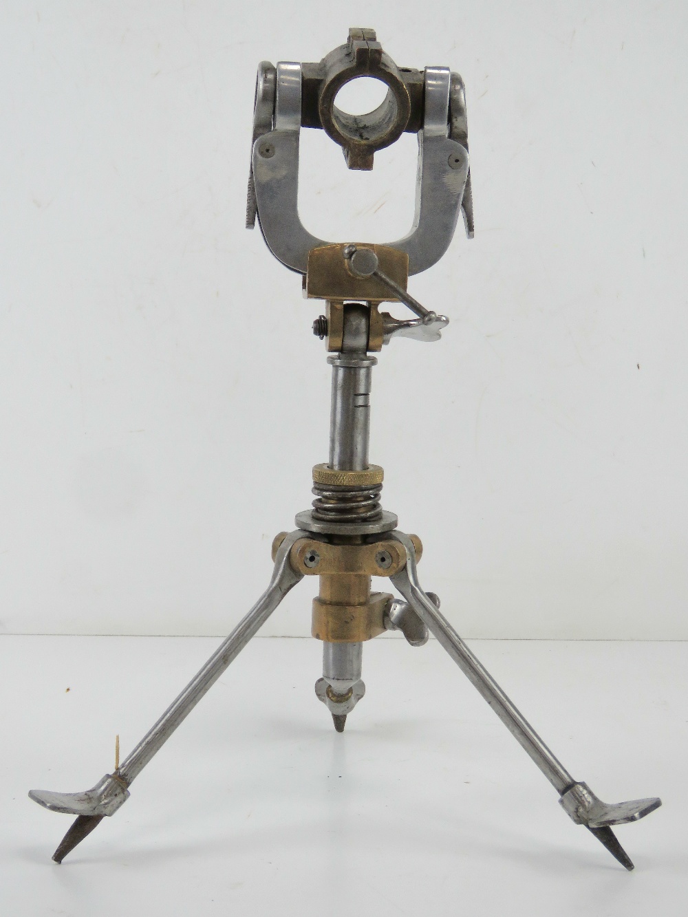 A WWI French Hotchkiss machine gun tripod. - Image 2 of 5