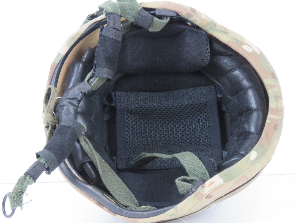 A British Military MK7 helmet with MTP helmet cover, size small. - Image 3 of 6