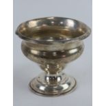 A HM silver single footed bonbon dish, a/f, 89.1g / 2.9ozt.