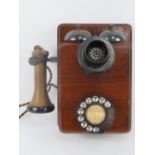 A vintage GPO telephone having handset,