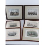 A quantity of assorted prints and steel engravings inc Fishmongers Hall London, Old London Bridge,
