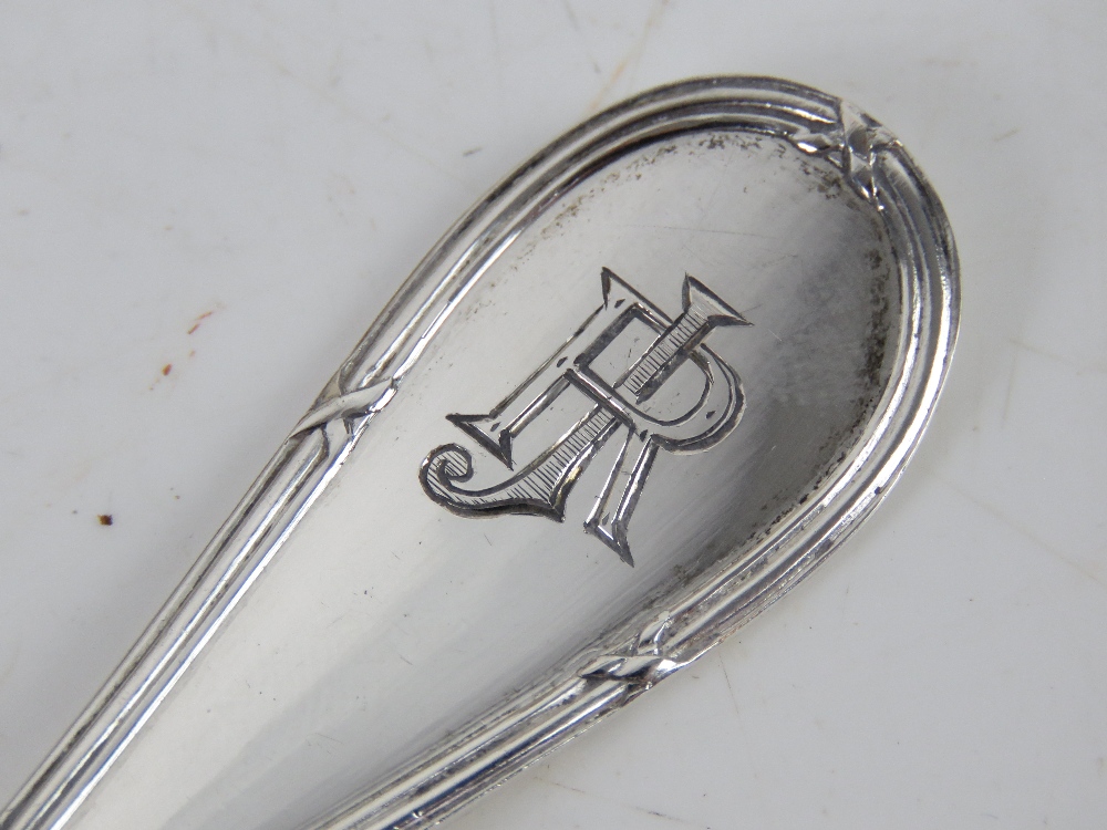 A German silver Christening set in original fitted box comprising fork, spoon, teaspoon and pusher, - Image 4 of 4