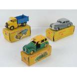 Dinky Toys; three boxed vehicles being Bedford End Tipper 410, Rolls Royce Silver Wraith 150,