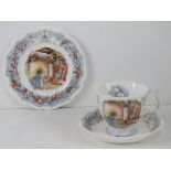 Royal Doulton Brambly Hedge; Trio in Winter pattern within original box.