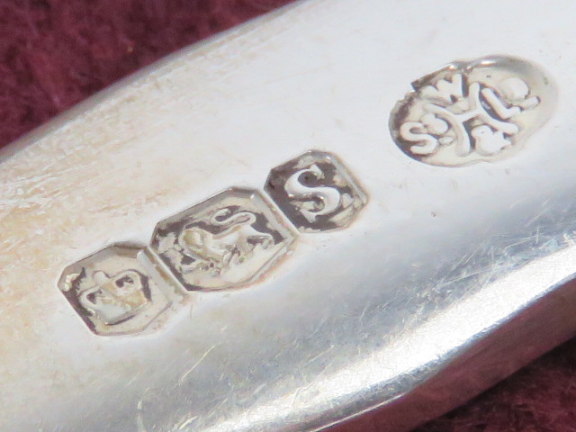 A set of eight HM silver soup spoons by William Hutton & Sons Ltd, - Image 2 of 2