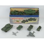 Dinky Supertoys by Meccano; a boxed Tank Transporter with Tank, Gift Set 698.