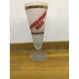 A C1980s original NASA Spaceport frosted glass. Standing 19cm high.