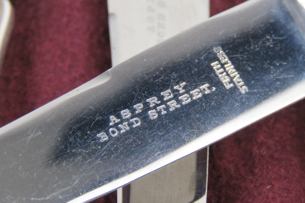A set of HM silver salad knives and forks for twelve settings by William Hutton & Sons Ltd, - Image 3 of 4