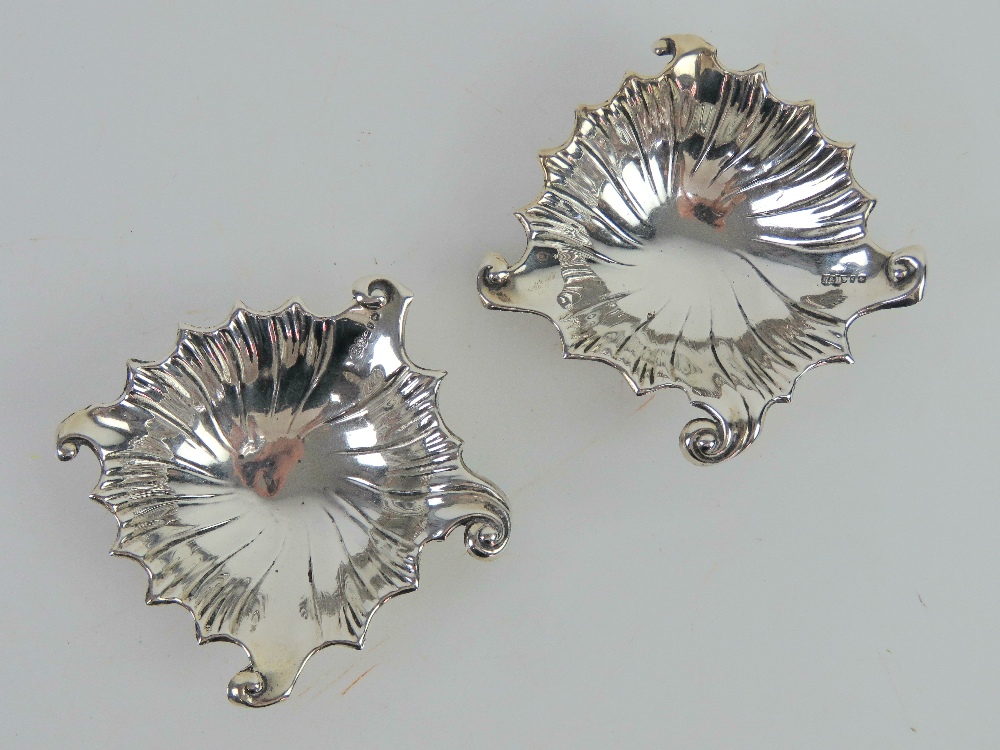 A delightful pair of late Victorian HM silver caviar dishes having makers mark for Harrison & - Image 2 of 4