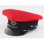 A Royal Military Police Service Cap by Compton Webb with original cardboard box, size 57.