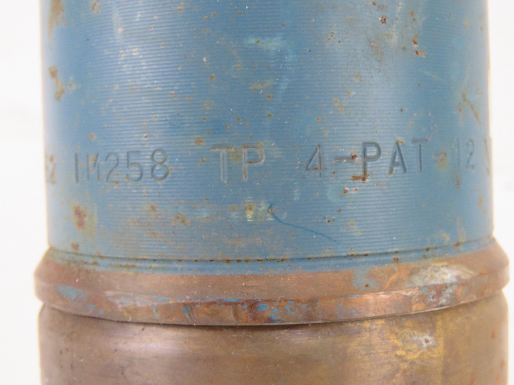 An inert British 76mm Malara Naval TP MOD79 cannon projectile with dummy fuse. - Image 5 of 6