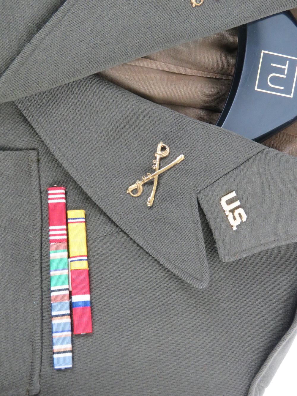 A US 7th armoured division Dress Jacket with insignia. - Image 6 of 6