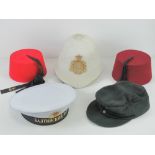 A Russian Baltic Fleet Sailors hat, together with a German WWII M43 Cap size 59,