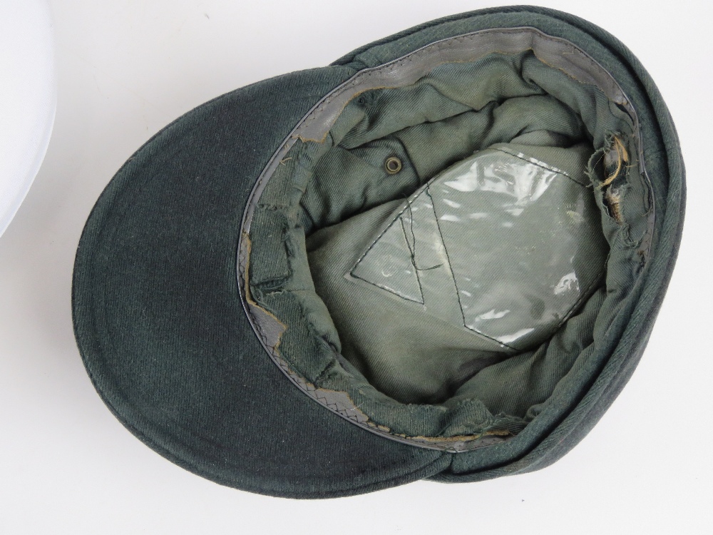 A Russian Baltic Fleet Sailors hat, together with a German WWII M43 Cap size 59, - Image 2 of 5